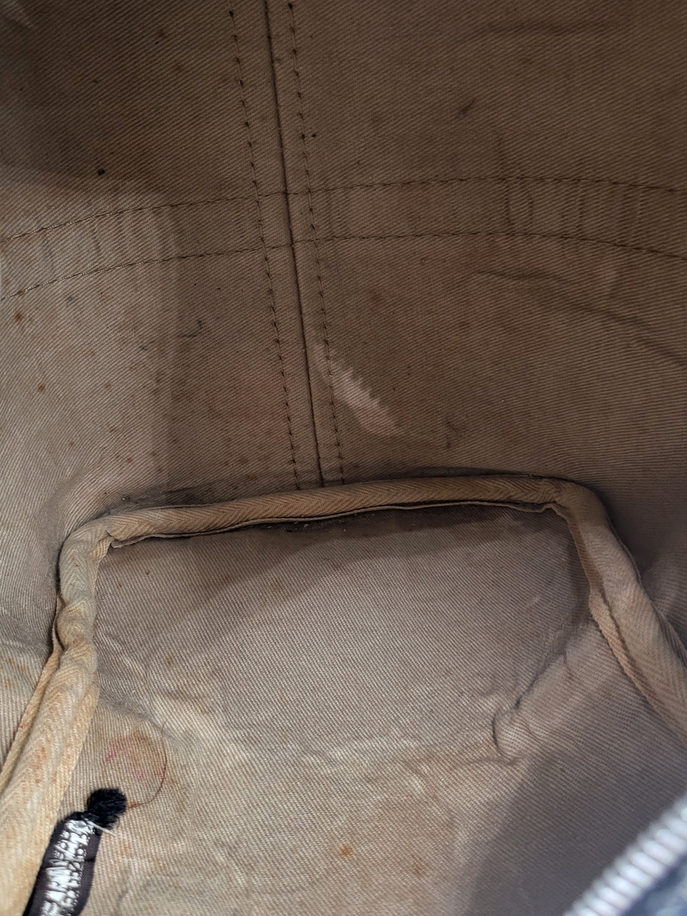 CHRISTIAN DIOR Blue Diorissimo Trotter Canvas Boston 30 Bag..Authentic w/COA. - Picture 12 of 16